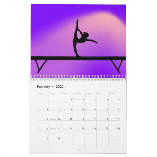 GYMNASTICS FARBEITER CALENDAR PERSONALISIERT 2022. KALENDER