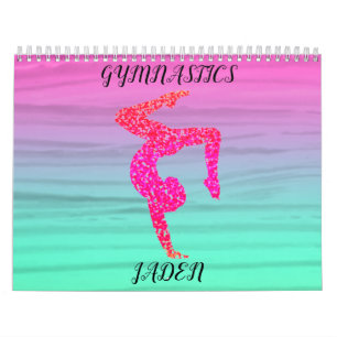 GYMNASTICS FARBEITER CALENDAR PERSONALISIERT 2022. KALENDER