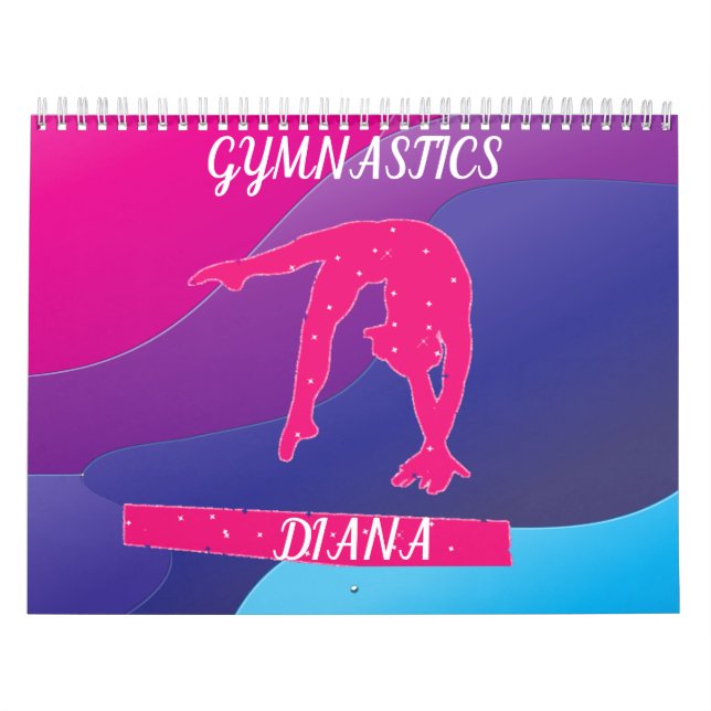 GYMNASTICS FARBEITER CALENDAR PERSONALISIERT 2022. KALENDER (Titelbild)
