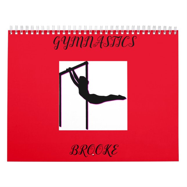 GYMNASTICS FARBIGER KALENDER PERSONALISIERT 2022. (Titelbild)