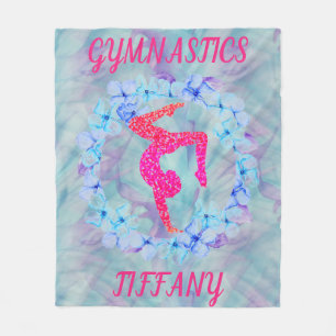 GYMNASTICS FLEECE BLANKET mit personalisiertem Nam