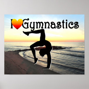 GYMNASTICS FOREVER DESIGN POSTER