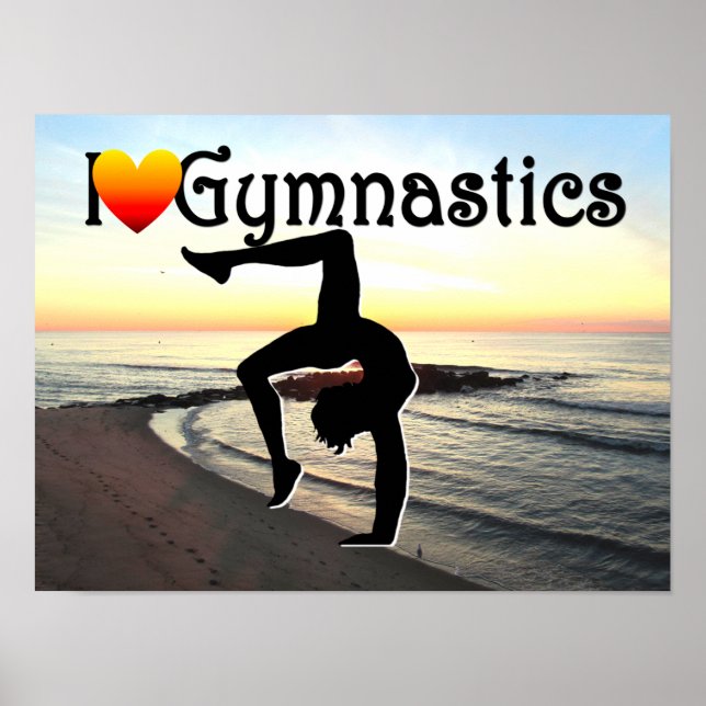 GYMNASTICS FOREVER DESIGN POSTER (Vorne)