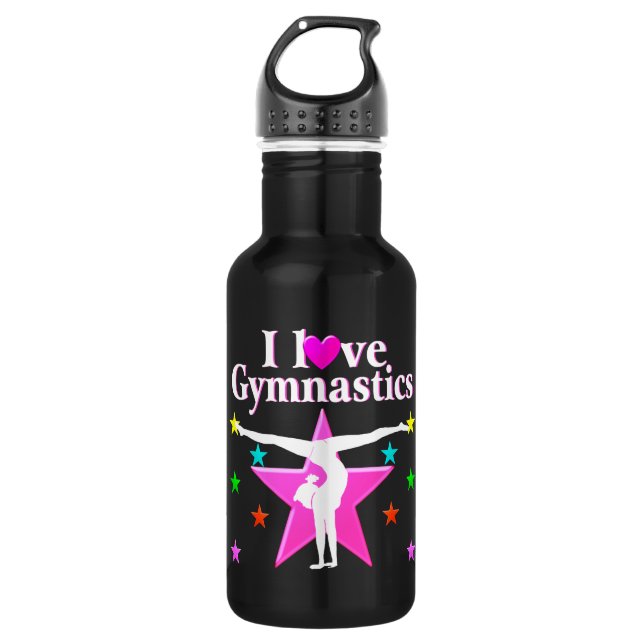 GYMNASTICS FOREVER EDELSTAHLFLASCHE (Vorderseite)