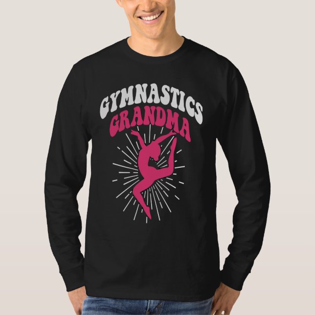 Gymnastics Grandma Women Gymnast Dance Retro Vinta T-Shirt (Vorderseite)