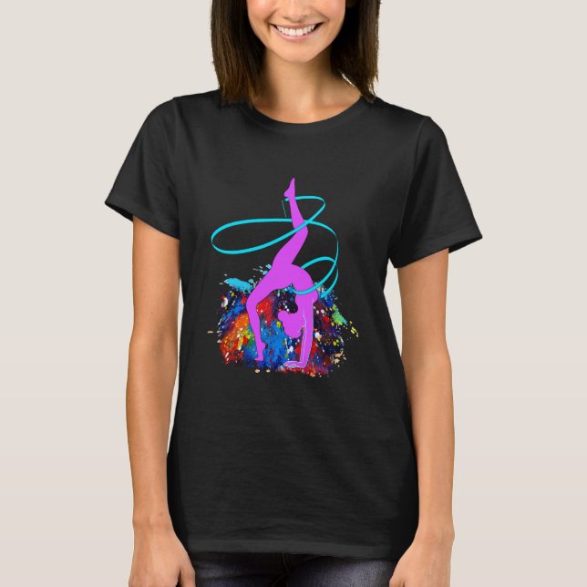 Gymnastics Gymnast aerobics acrobat Fan T-Shirt (Vorderseite)