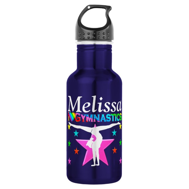 GYMNASTICS LIEBE PERSONALISIERTE WASSERFLASCHE (Vorderseite)