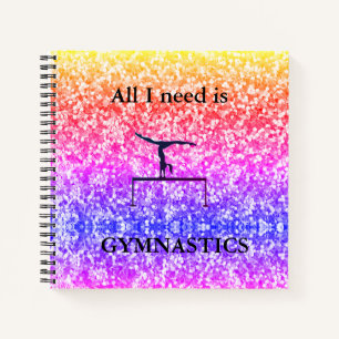 GYMNASTICS NOTEBOOK - Alles, was ich brauche, ist Notizbuch