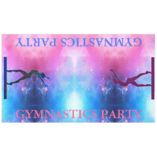 GYMNASTICS PARTY TABLECLOTH TISCHDECKE