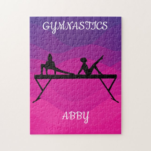 GYMNASTICS PUZZLE PERSONALISIERT! (Vertikal)