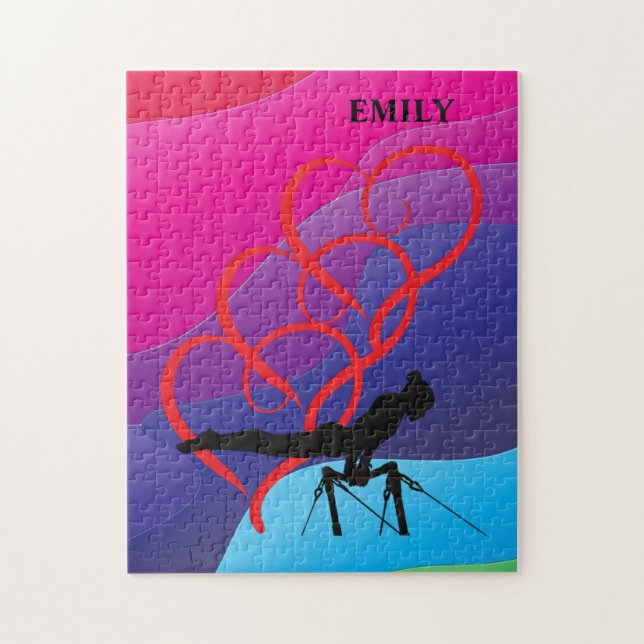 GYMNASTICS PUZZLE PERSONALISIERT! (Vertikal)