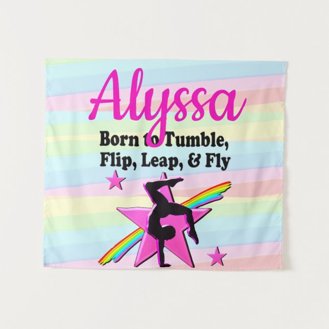 GYMNASTICS QUEE WANDTEPPICH (Vorderseite (Horizontal))