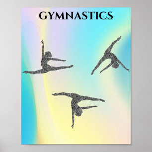 " GYMNASTICS" Regenbogen Jigsaw Puzzle Poster