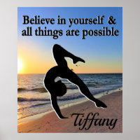 GYMNASTICS TRÄUMT PERSONALISIERTES POSTER