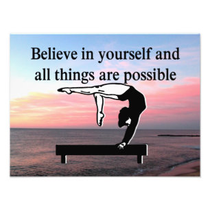 GYMNASTICS ZIELE FOTODRUCK