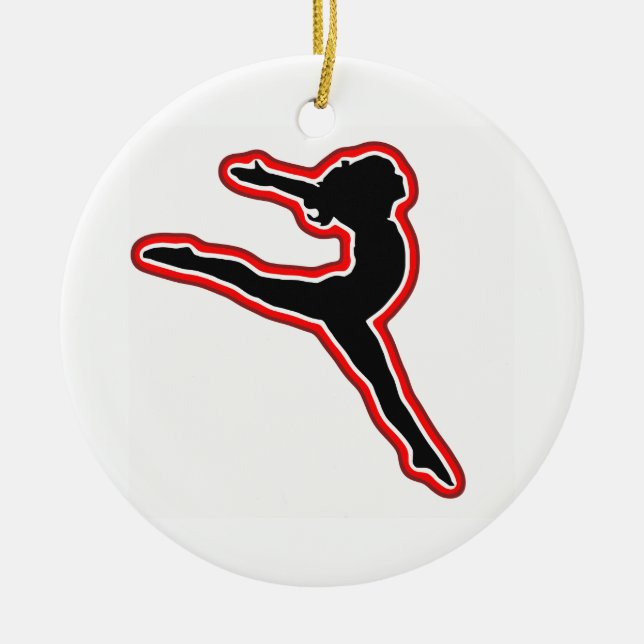 Gymnastik 3 keramikornament (Vorne)