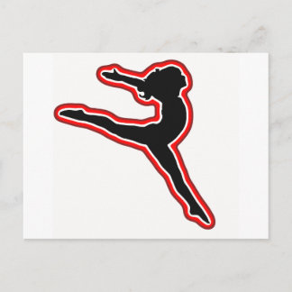 Gymnastik 3 postkarte