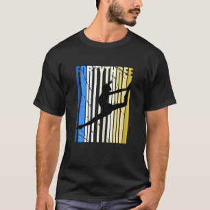 Gymnastik 43. Geburtstag für Damen Gymnastik T-Shirt