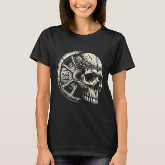 Gymnastik 45lbs Plate Coole Arbeitsfläche T-Shirt