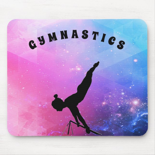 Gymnastik Abstrakt Mousepad (Vorne)