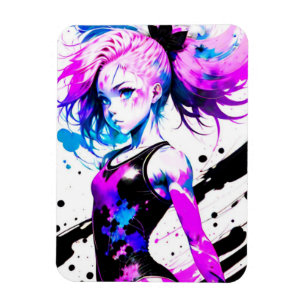 Gymnastik Abstrakter Geist des Gymnastes Magnet