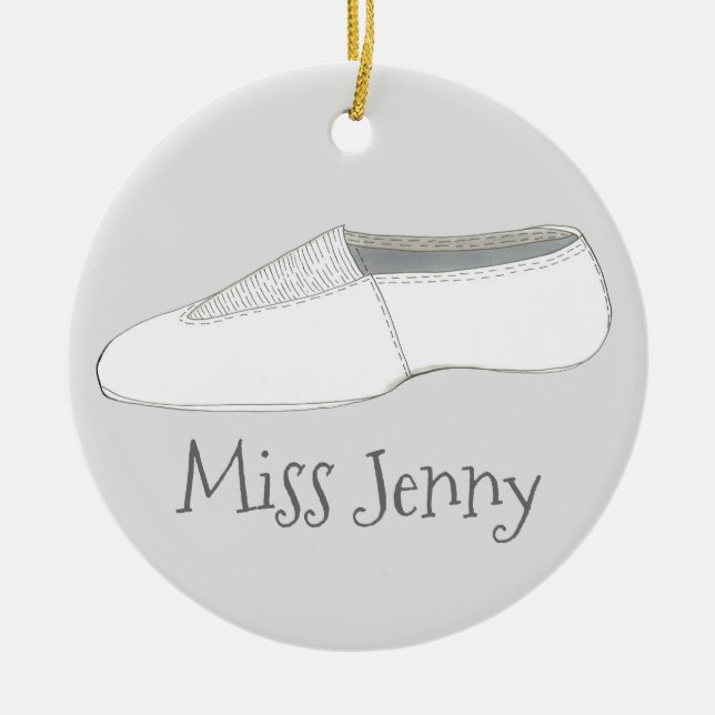 Gymnastik Acro Acrobatics Tanzlehrer Coach Keramikornament (Vorne)