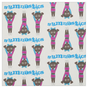 Gymnastik Acro Acrobatics Tumbling Girl Gymnastik Stoff