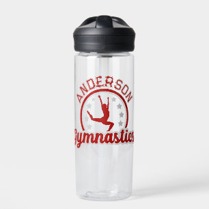 Gymnastik ADD NAME Gymnast Vault Floor Athlete Trinkflasche