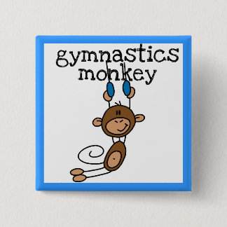 Gymnastik-Affe Button