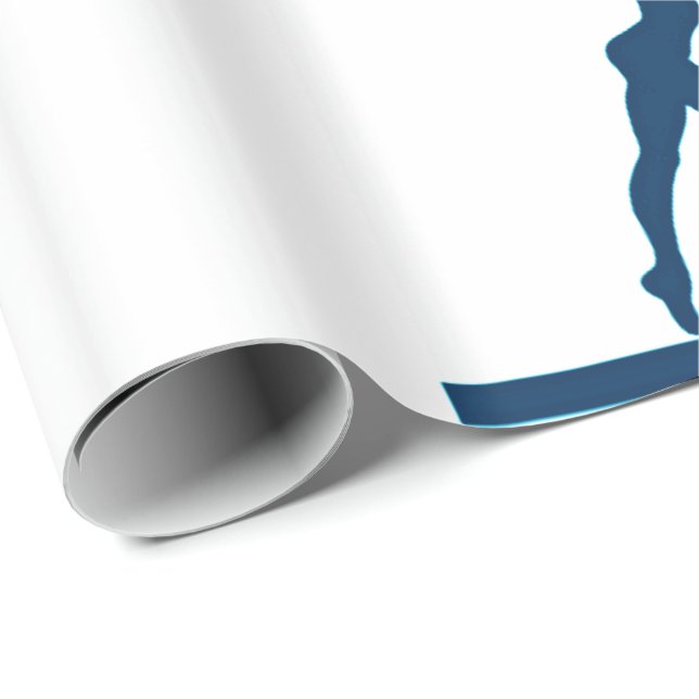 Gymnastik Balance Beam Geschenkpapier (Rolleneckpunkt)