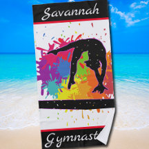 Gymnastik Balance Beam Paint Spritzer