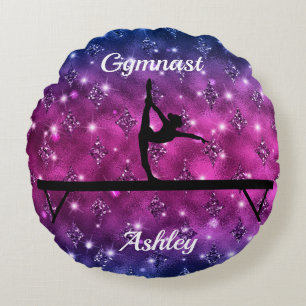 Gymnastik Beam Glam Rundes Kissen