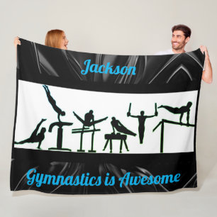 Gymnastik Blanket für Jungen Fleecedecke