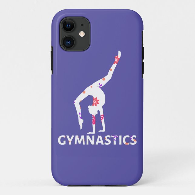 Gymnastik Blume Power Handstand Case-Mate iPhone Hülle (Rückseite)