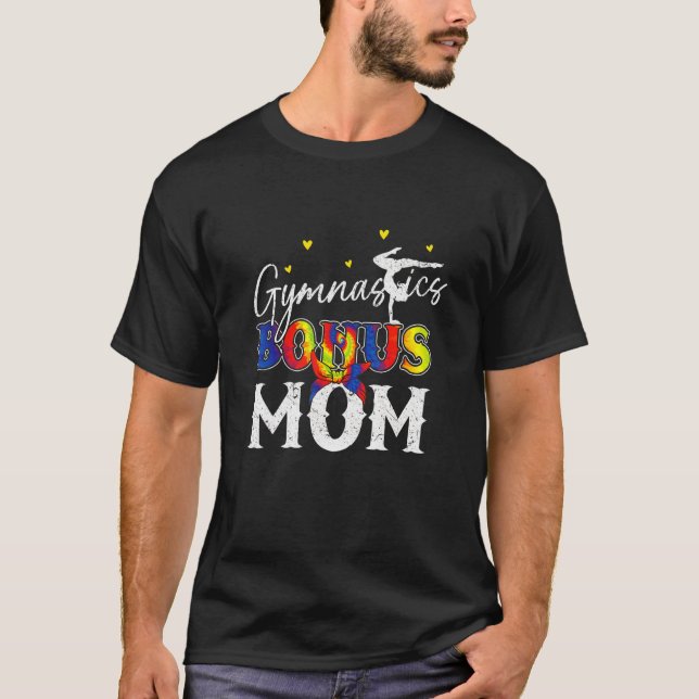 Gymnastik-Bonus-Mama Stepmutter Stepama Gymnast 1 T-Shirt (Vorderseite)