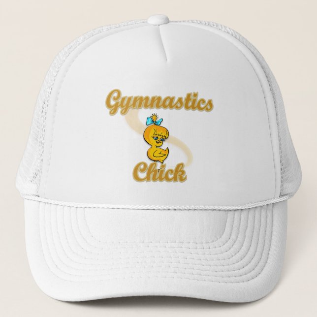 Gymnastik Chick Truckerkappe (Vorderseite)