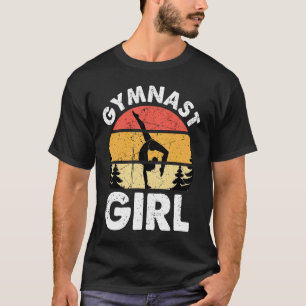 Gymnastik Damen und Herren Girls Teens Gymnast Tan T-Shirt