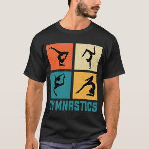 Gymnastik Damen und Herren Girls Teens Gymnast Tan T-Shirt