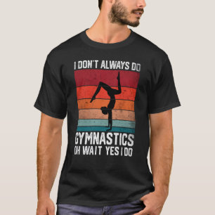 Gymnastik Damen und Herren Girls Teens Gymnast Tan T-Shirt