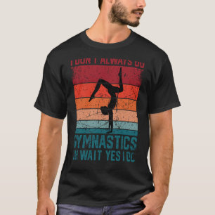 Gymnastik Damen und Herren Girls Teens Gymnast Tan T-Shirt