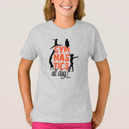 Gymnastik Den ganzen Tag in Orange! T-Shirt