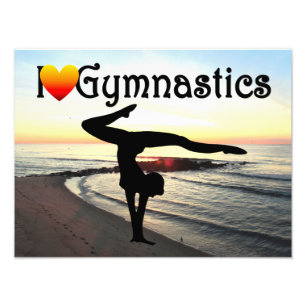 GYMNASTIK-DESIGN FOTODRUCK