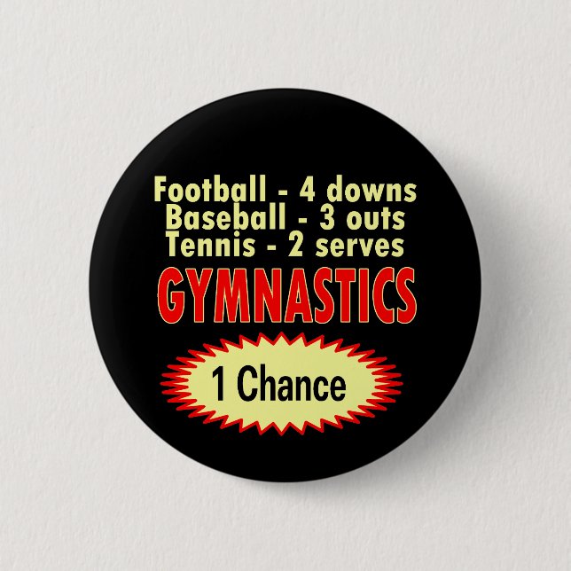 Gymnastik eine Seite der Möglichkeit 1 Button (Vorderseite)