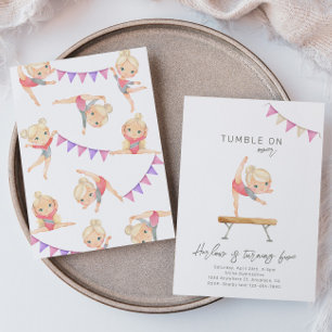 Gymnastik Einladung zum Geburtstag   Gymnastik-Par