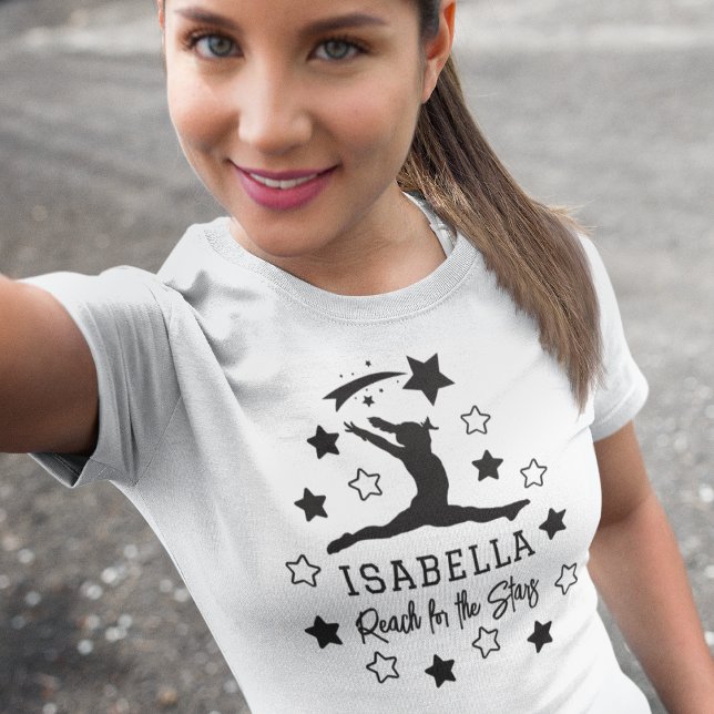 Gymnastik Erreichbarkeit für den Namen des Sterns  T-Shirt (Von Creator hochgeladen)