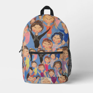 Gymnastik farbiges Mustergeschenk Bedruckter Rucksack