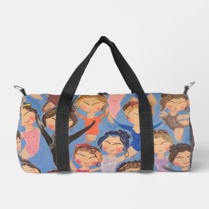 Gymnastik farbiges Mustergeschenk Duffle Bag