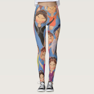 Gymnastik farbiges Mustergeschenk Leggings