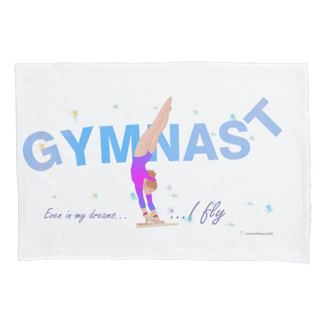 Gymnastik - Fly Girl Pillowcase Kissenbezug (Vorderseite)