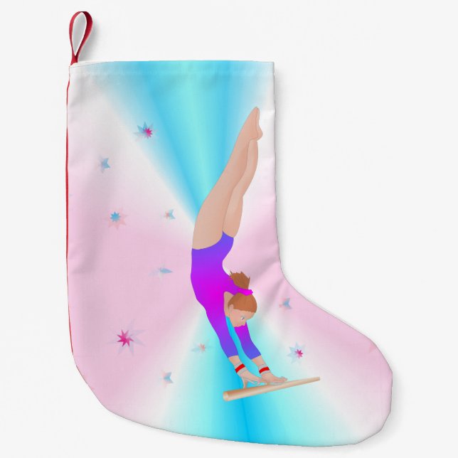 Gymnastik - Fly Girl Weihnachtsweihnachtszeit Stru Kleiner Weihnachtsstrumpf (Vorderseite)